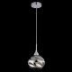 Ceiling Lights - Haze - Smoky Dull Glass with Crystal Single Pendant Maytoni-P244-PL-01-N - Haze - Smoky Dull Glass with Crystal Single Pendant