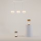 Maytoni-MOD286PL-L12W3K - Spirito - White 3 Light LED over Island Fitting with Ombre White Glass