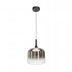 Spirito - Black LED Pendant with Ombre Smoked Glass Spirito - Black LED Pendant with Ombre Smoked Glass