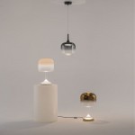 Spirito - Black LED Pendant with Ombre Smoked Glass Spirito - Black LED Pendant with Ombre Smoked Glass