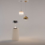 Spirito - White LED Pendant with Ombre White Glass Spirito - White LED Pendant with Ombre White Glass