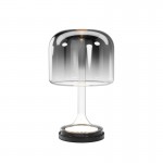 Spirito - Black LED Table Lamp with Ombre Smoked Glass Spirito - Black LED Table Lamp with Ombre Smoked Glass