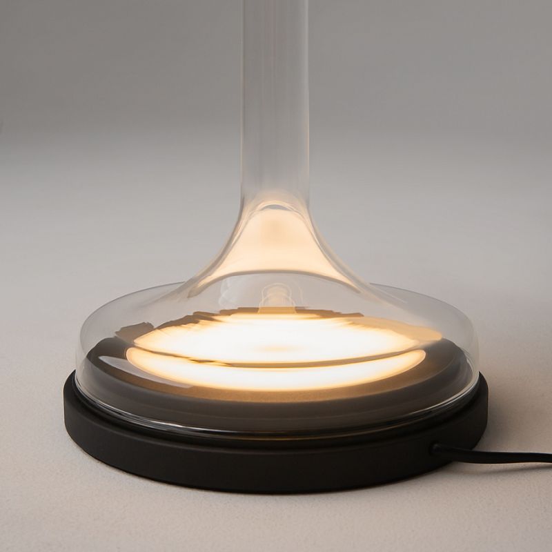 - Spirito - Black LED Table Lamp with Ombre Smoked Glass Maytoni-MOD286TL-L18B3K - Spirito - Black LED Table Lamp with Ombre Smoked Glass