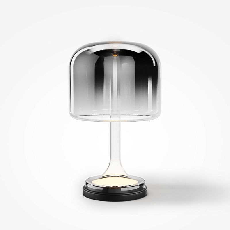 - Spirito - Black LED Table Lamp with Ombre Smoked Glass Maytoni-MOD286TL-L18B3K - Spirito - Black LED Table Lamp with Ombre Smoked Glass