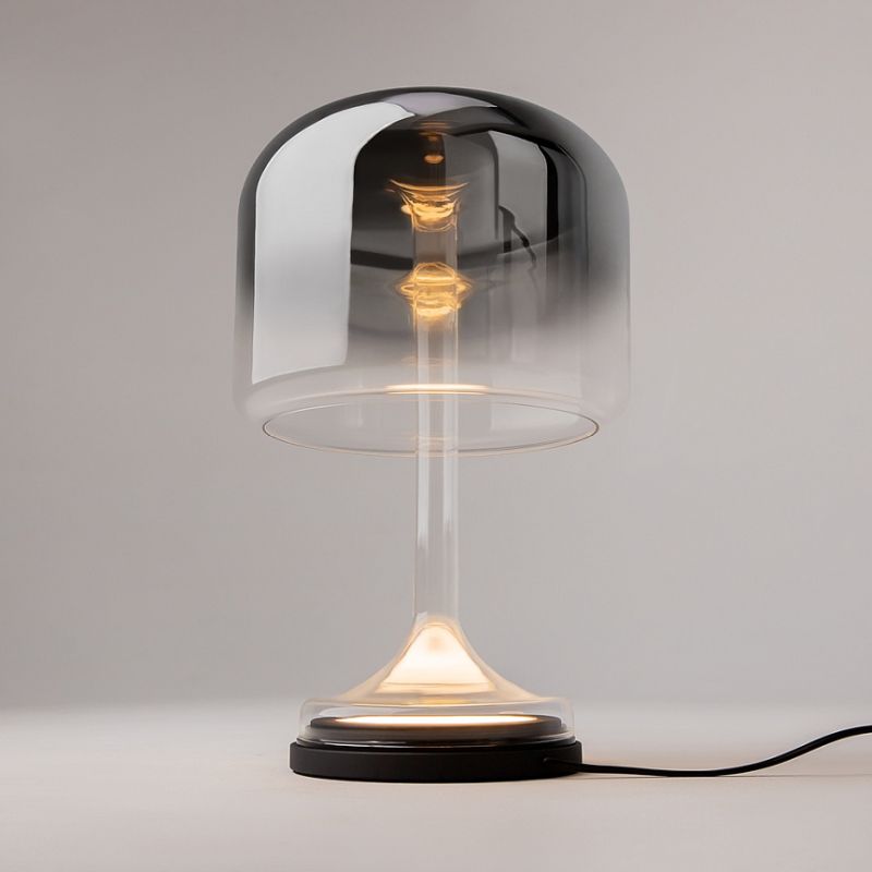- Spirito - Black LED Table Lamp with Ombre Smoked Glass Maytoni-MOD286TL-L18B3K - Spirito - Black LED Table Lamp with Ombre Smoked Glass