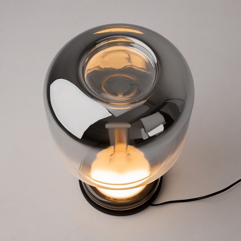 - Spirito - Black LED Table Lamp with Ombre Smoked Glass Maytoni-MOD286TL-L18B3K - Spirito - Black LED Table Lamp with Ombre Smoked Glass