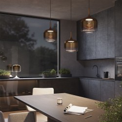 Spirito - Gold LED Table Lamp with Ombre Gold Glass Spirito - Gold LED Table Lamp with Ombre Gold Glass