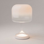 Spirito - White LED Table Lamp with Ombre White Glass Spirito - White LED Table Lamp with Ombre White Glass
