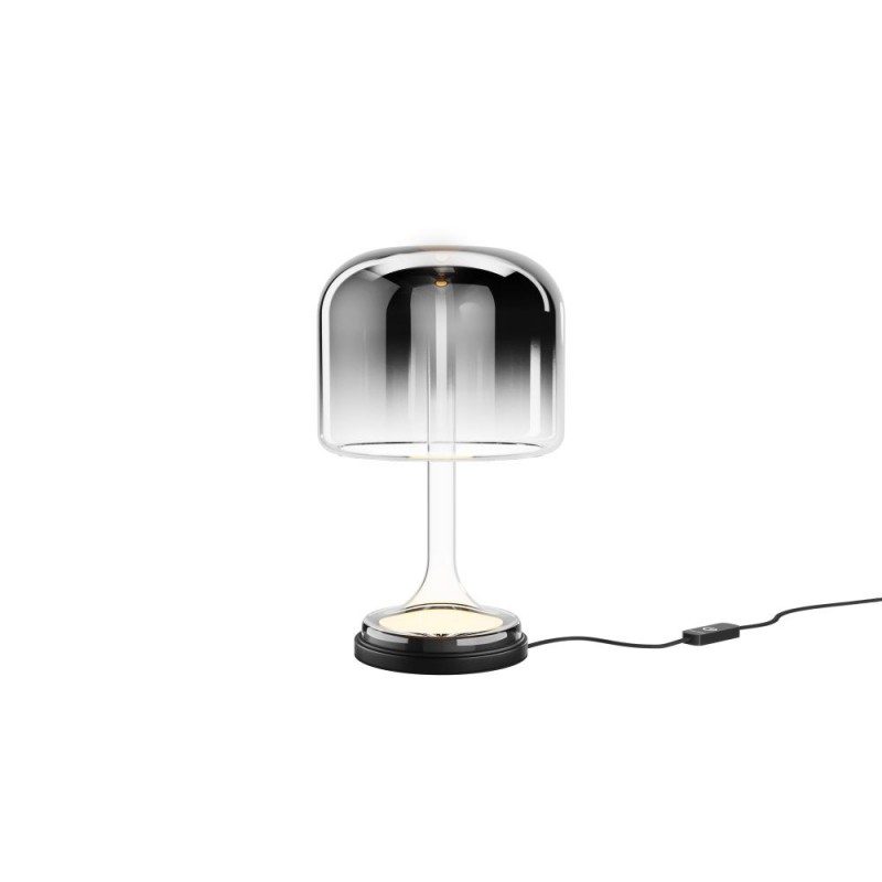 Maytoni-MOD286TL-L8B3K - Spirito - Black LED Table Lamp with Ombre Smoked Glass ∅ 18 cm