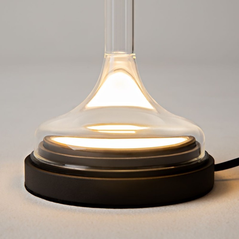 Maytoni-MOD286TL-L8B3K - Spirito - Black LED Table Lamp with Ombre Smoked Glass ∅ 18 cm