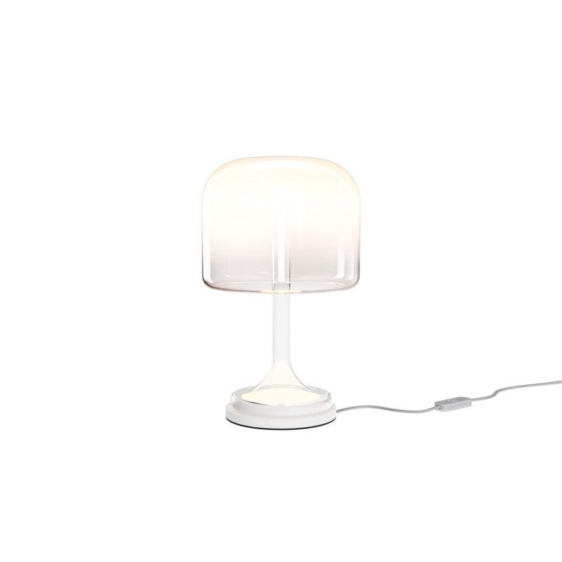 Maytoni-MOD286TL-L8W3K - Spirito - White LED Table Lamp with Ombre White Glass ∅ 18 cm