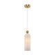Maytoni-MOD302PL-01W - Antic - Frosted Ribbed Glass & Gold Pendant