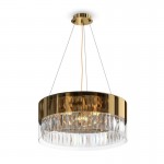Wonderland - Crystal & Glass with Gold 6 Light Pendant Wonderland - Crystal & Glass with Gold 6 Light Pendant