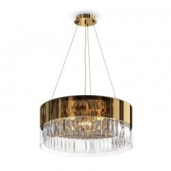 Wonderland - Crystal & Glass with Gold 6 Light Pendant Wonderland - Crystal & Glass with Gold 6 Light Pendant