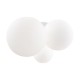 Maytoni-MOD321PL-03G - Basic Form - White 3 Light Cluster Fitting with White Glasses