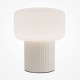Maytoni-MOD404TL-01BG - Omaggio - Beige Table Lamp with White Ribbed Glass