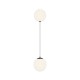 Maytoni-MOD427PL-L20B3K1 - Twins - Black 2 Light LED Pendant with White Glass