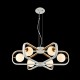 Ceiling Lights - Avola - Globe White with Gold 6 Light Pendant Maytoni-MOD431-PL-06-WG - Avola - Globe White with Gold 6 Light Pendant