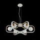 Ceiling Lights - Avola - Globe White with Gold 6 Light Pendant Maytoni-MOD431-PL-06-WG - Avola - Globe White with Gold 6 Light Pendant