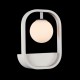 Wall Lights - Avola - Globe White with Silver Wall Lamp Maytoni-MOD431-WL-01-WS - Avola - Globe White with Silver Wall Lamp