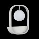 Wall Lights - Avola - Globe White with Silver Wall Lamp Maytoni-MOD431-WL-01-WS - Avola - Globe White with Silver Wall Lamp