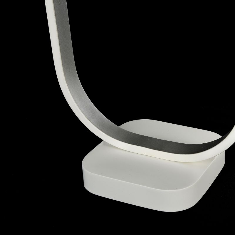 Table & Floor Lamp - Avola - Globe White with Silver Table Lamp Maytoni-MOD431-TL-01-WS - Avola - Globe White with Silver Table Lamp