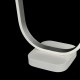 Table & Floor Lamp - Avola - Globe White with Silver Table Lamp Maytoni-MOD431-TL-01-WS - Avola - Globe White with Silver Table Lamp