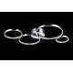 Ceiling Lights - Olympia - Small Modern Rings LED Module Semi-Flush- Chrome Maytoni-MOD448-44-N - Olympia - Small Modern Rings LED Module Semi-Flush- Chrome