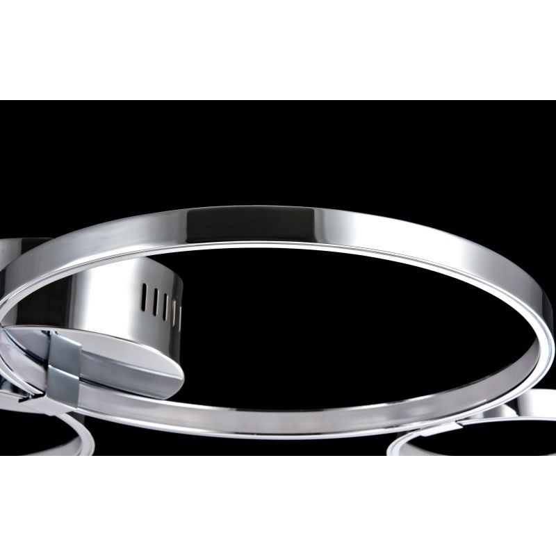 Ceiling Lights - Olympia - Small Modern Rings LED Module Semi-Flush- Chrome Maytoni-MOD448-44-N - Olympia - Small Modern Rings LED Module Semi-Flush- Chrome
