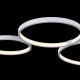 Ceiling Lights - Olympia - Big Modern Rings LED Module Semi-Flush- White Maytoni-MOD448-CL-5-45-W - Olympia - Big Modern Rings LED Module Semi-Flush- White