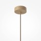 Maytoni-MOD453PL-01BG - Tavo - Beige Pendant with White Ribbed Glass