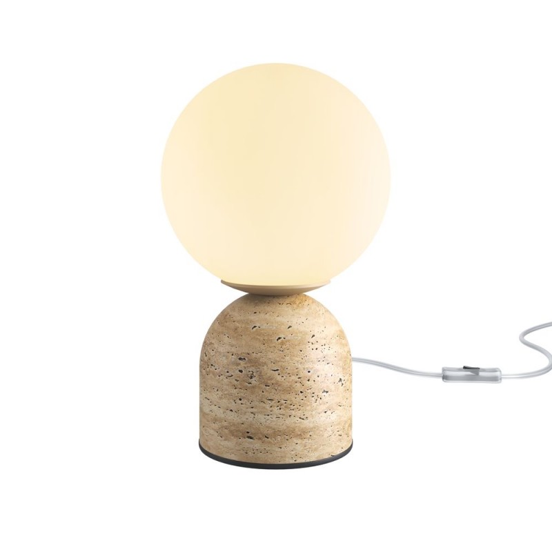 Maytoni-MOD453TL-01BG - Tavo - Beige Table Lamp with White Shade
