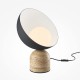 Maytoni-MOD453TL-01B - Tavo - Beige Table Lamp with Black & White Shade