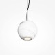 Maytoni-MOD461PL-01W - Basic Texture - Black Pendant with White Marble