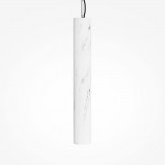Basic Texture - Black CCT Pendant with White Marble