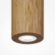 Maytoni-MOD461PL-L5BGK - Basic Texture - Black CCT Pendant with Wooden Shade