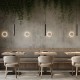 Maytoni-MOD461PL-L5BK - Basic Texture - Black CCT Pendant with Black Marble