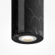 Maytoni-MOD461PL-L5BK - Basic Texture - Black CCT Pendant with Black Marble