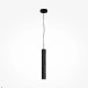Maytoni-MOD461PL-L5BK - Basic Texture - Black CCT Pendant with Black Marble