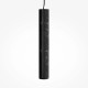 Maytoni-MOD461PL-L5BK - Basic Texture - Black CCT Pendant with Black Marble