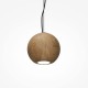 Maytoni-MOD461PL-01BG - Basic Texture - Black Pendant with Wooden Shade
