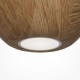 Maytoni-MOD461PL-01BG - Basic Texture - Black Pendant with Wooden Shade