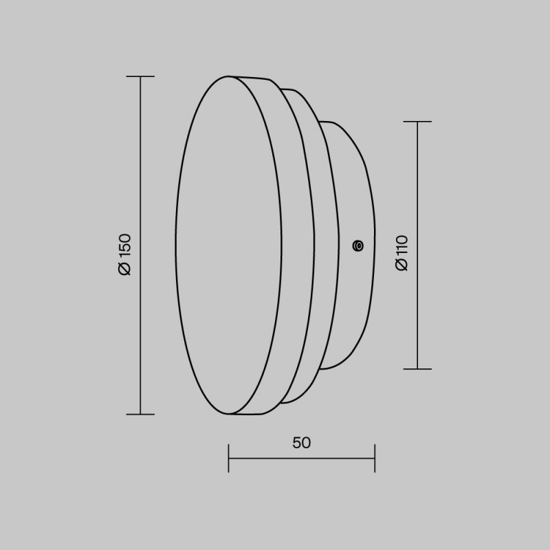 Maytoni-MOD461WL-L5BK - Basic Texture - Black Marble CCT Wall Lamp
