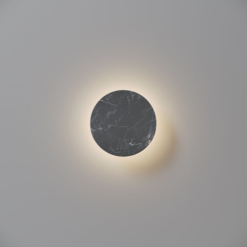 Maytoni-MOD461WL-L5BK - Basic Texture - Black Marble CCT Wall Lamp