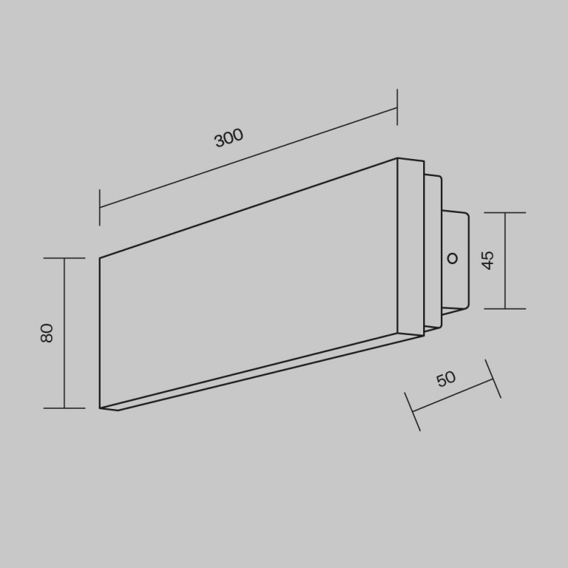 Maytoni-MOD461WL-L8BGK - Basic Texture - Wooden CCT Wall Lamp