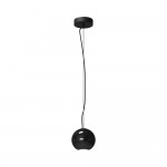 Basic Texture - Black Pendant with Black Marble