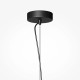 Maytoni-MOD461PL-01B - Basic Texture - Black Pendant with Black Marble