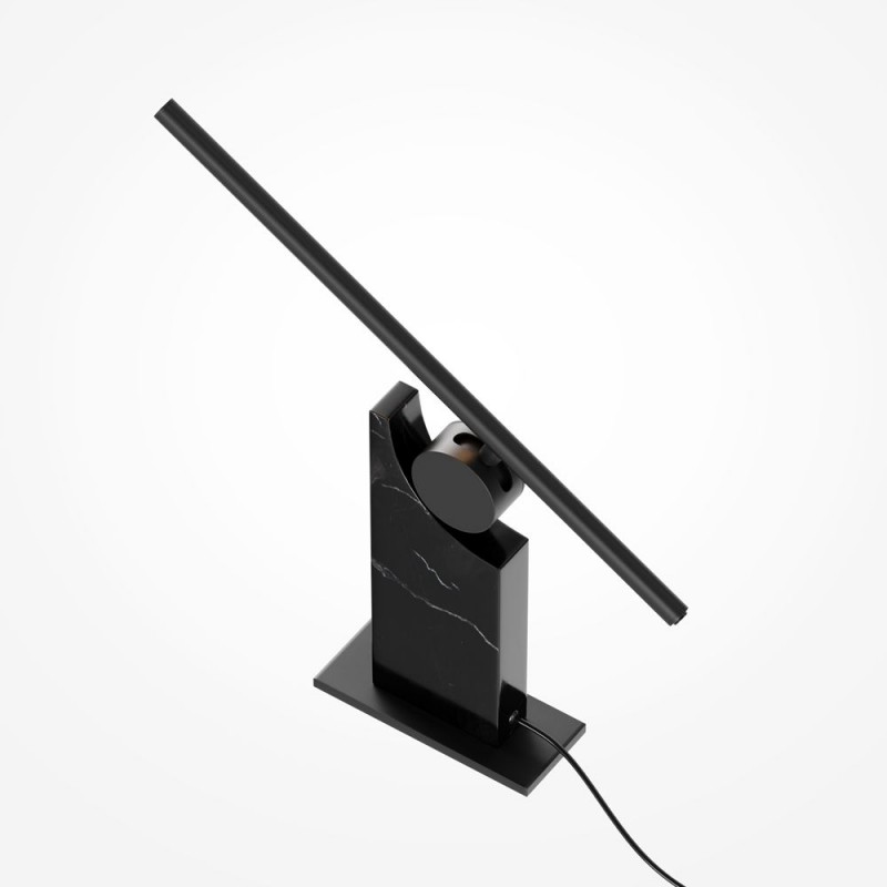 Maytoni-MOD467TL-L9B3K - Monumento - Black Marble LED Desk Lamp