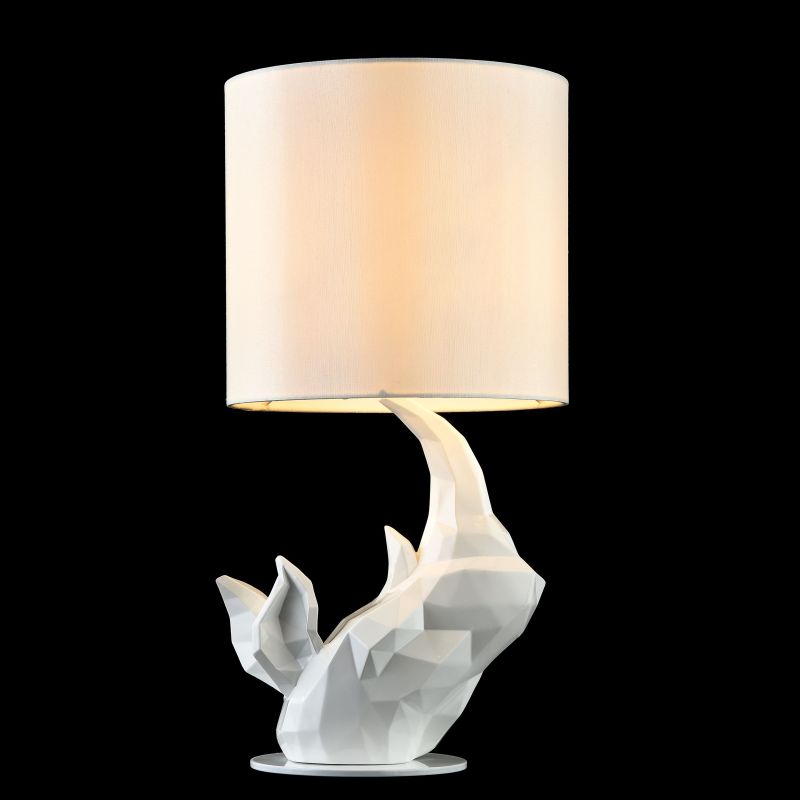 Table & Floor Lamp - Nashorn - White Table lamp- Resin Maytoni-MOD470-TL-01-W - Nashorn - White Table lamp- Resin