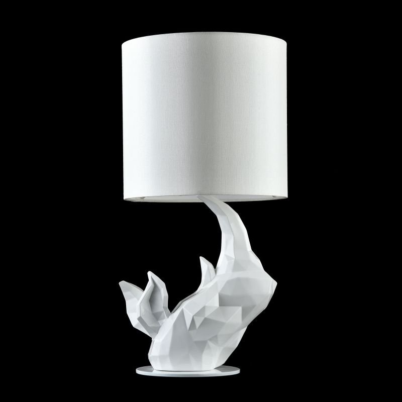 Table & Floor Lamp - Nashorn - White Table lamp- Resin Maytoni-MOD470-TL-01-W - Nashorn - White Table lamp- Resin